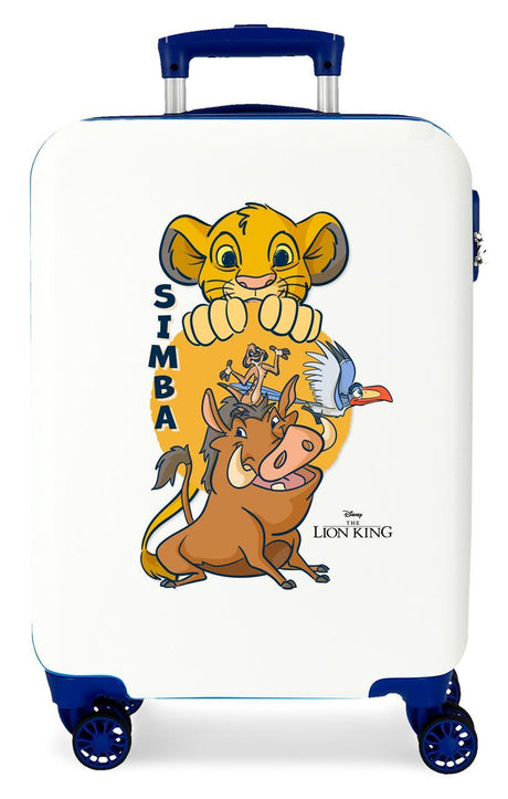 2441163 TROLLEY ABS 55CM. 4r. Simba's Friends White