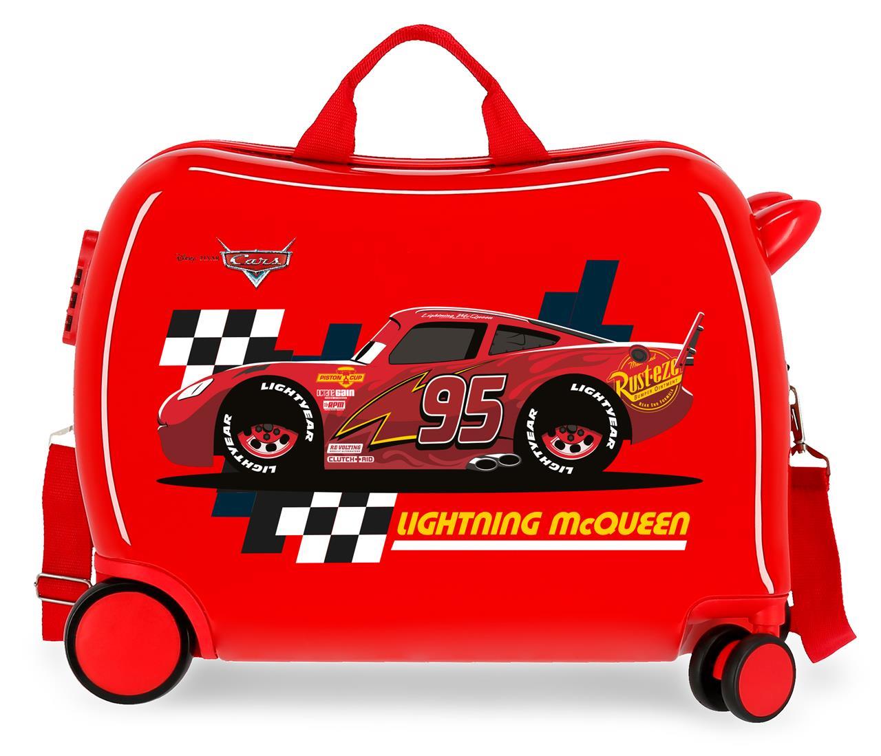 2049822 LOWER SUITCASEABS 4R.(2 MULTI.) 50CM. LIGHTNING MCQUEEN