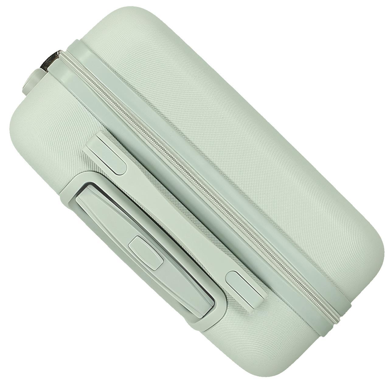 2311125 TROLLEY ABS 55CM. 4R. FROZEN NATURE MENTA