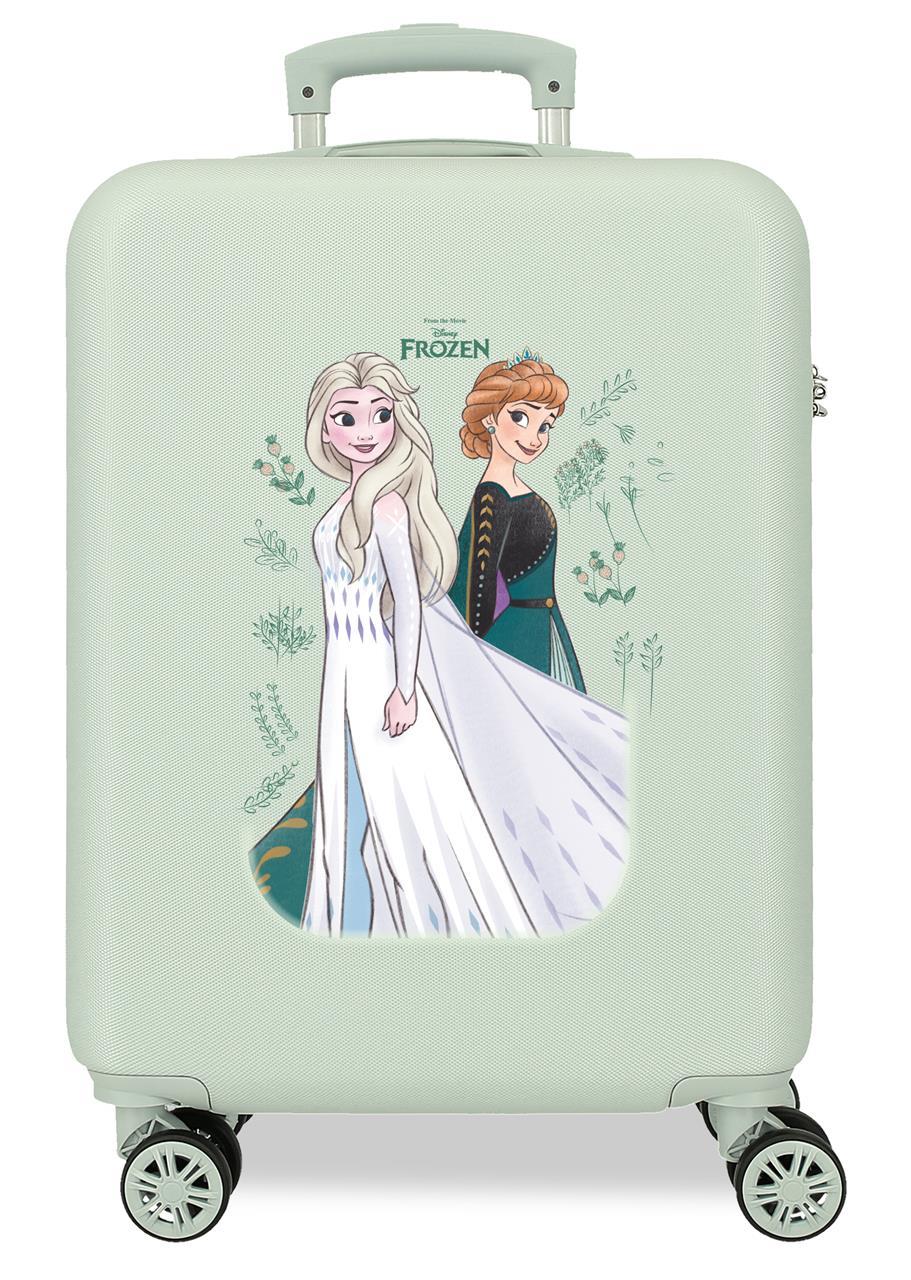 2311125 TROLLEY ABS 55CM. 4R. FROZEN NATURE MENTA