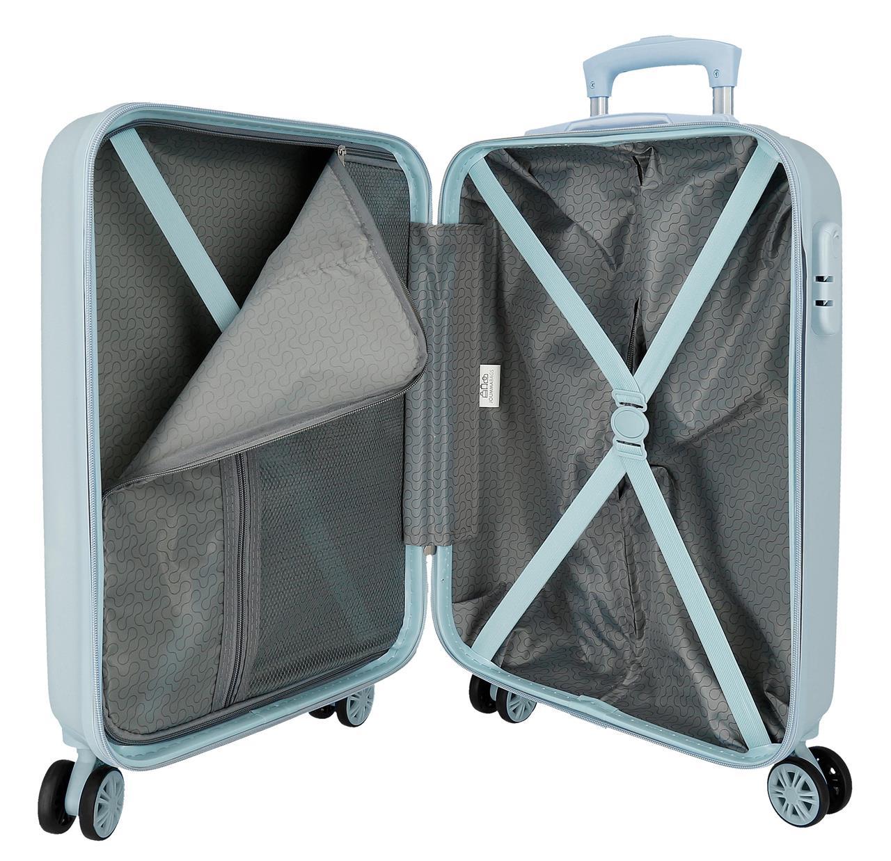 2321722 TROLLEY ABS 55CM. 4R. MICKEY ZAŁOGA KOCHA JASNONIEBIESKI