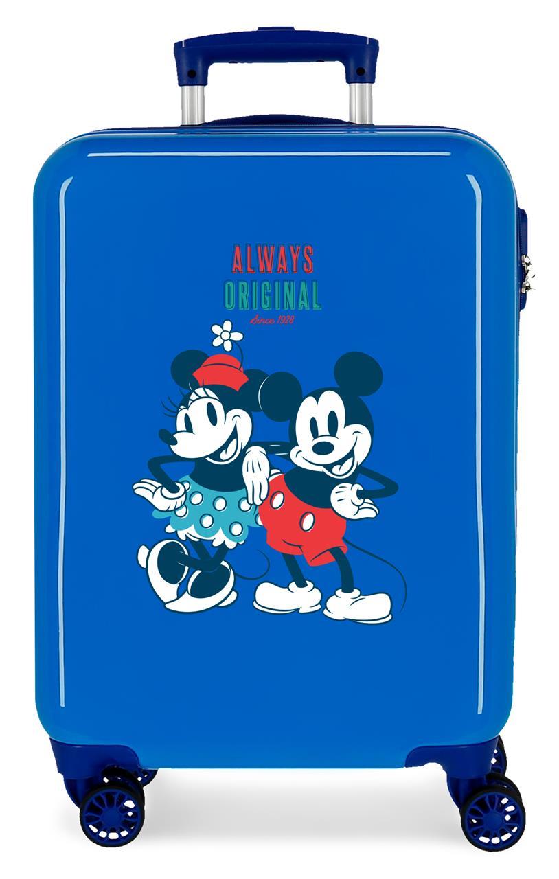 2321723 TROLLEY ABS 55CM. 4R. MICKEY ALWAYS ORIGINAL AZUL
