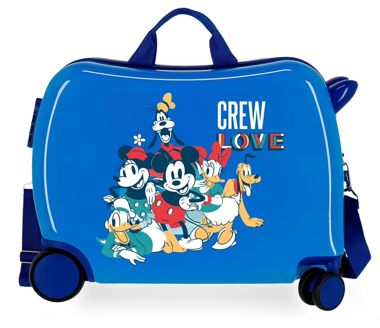 2329821 WALIZKA DOLNAABS 4R.(2 WIELO.) 50CM. MICKEY MIŁOŚĆ ZAŁOGI