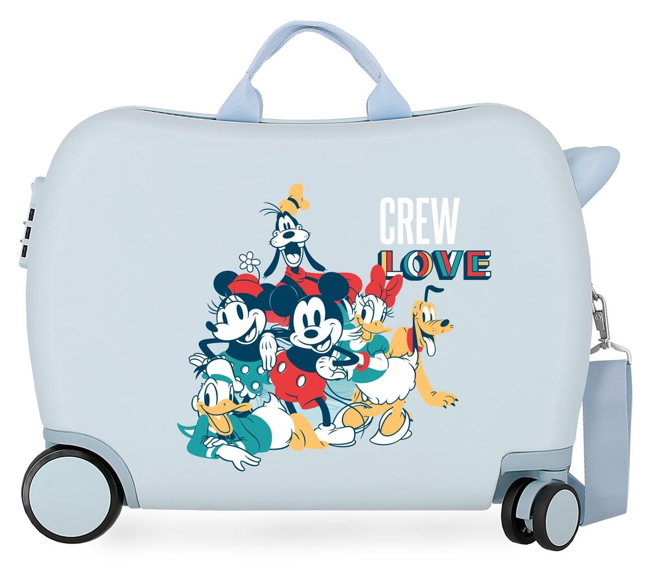 2329822 ONDERSTE KOFFERABS 4R.(2 MULTI.) 50CM. MICKEY BEMANNING LIEFDE