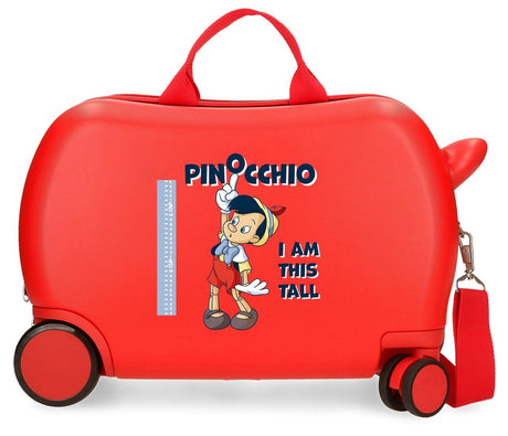 2651028 Maleta Inf.ABS 4R. (2 Multi.) 45CM. PINOCCHIO