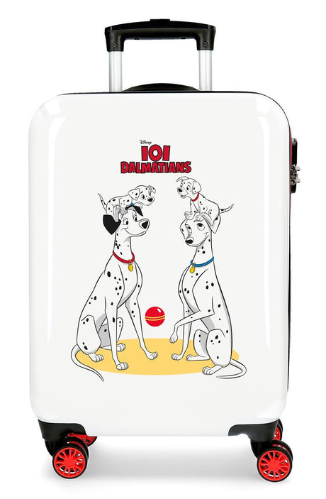 2651725 TROLLEY ABS 55CM. 4R. DALMATIANS FAMILY WEISS