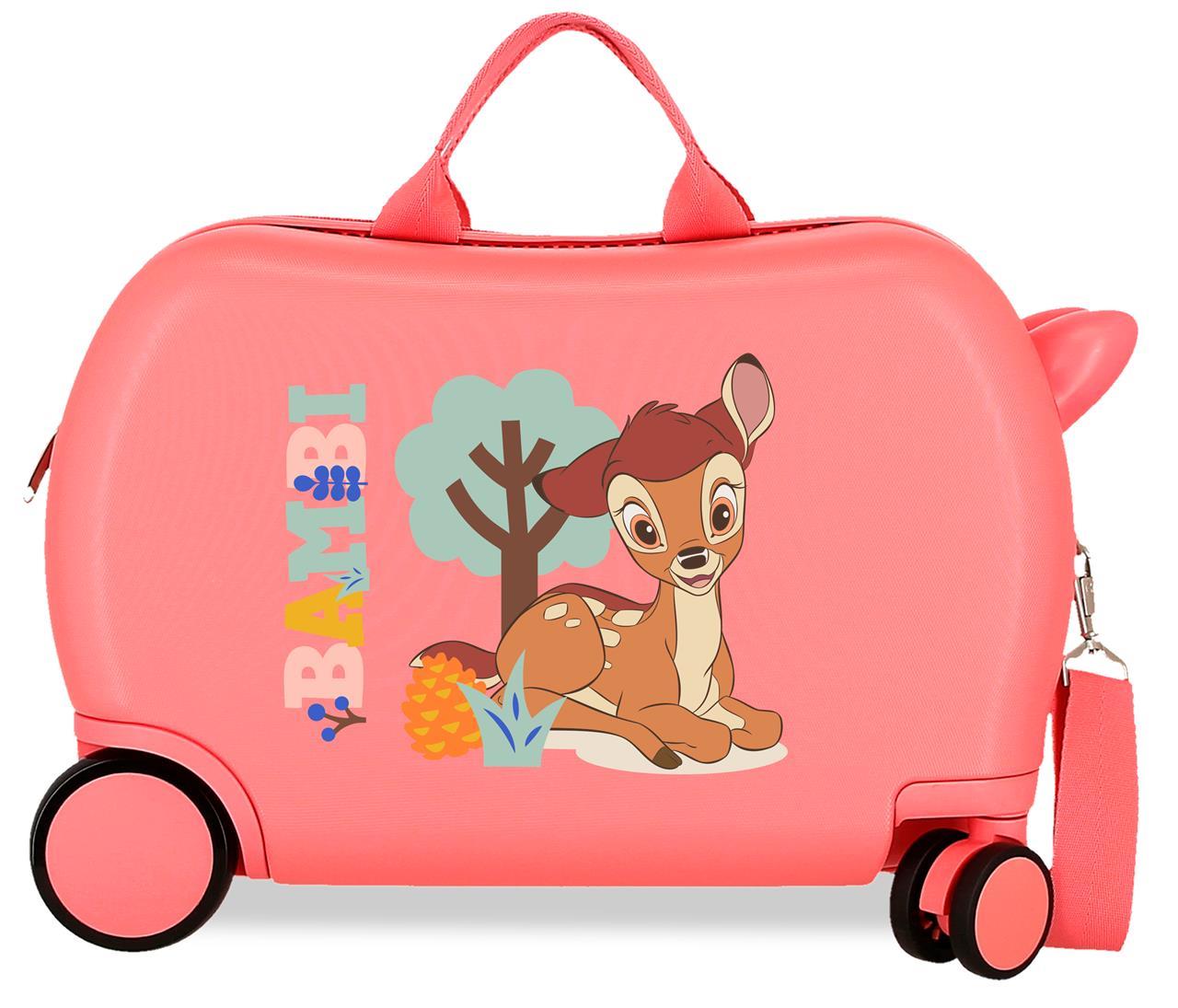 2661025 Maleta Inf.ABS 4R. (2 Multi.) 45CM. BAMBI CORAL