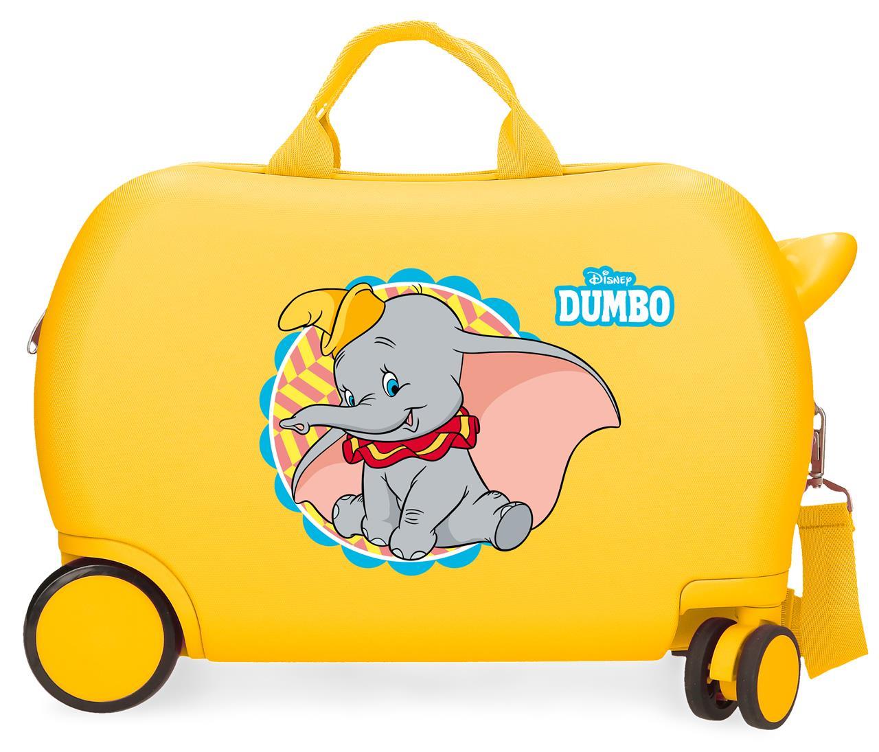 2661026 Maleta Inf.ABS 4r. (2 multi.) 45CM. DUMBO OCRE