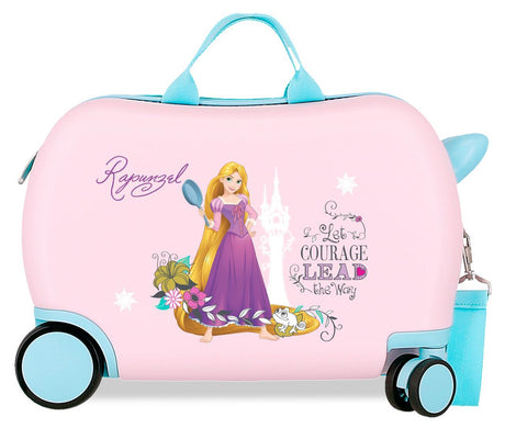 2671021 Maleta Inf.ABS 4R. (2 Multi.) 45CM. RAPUNZEL PINK