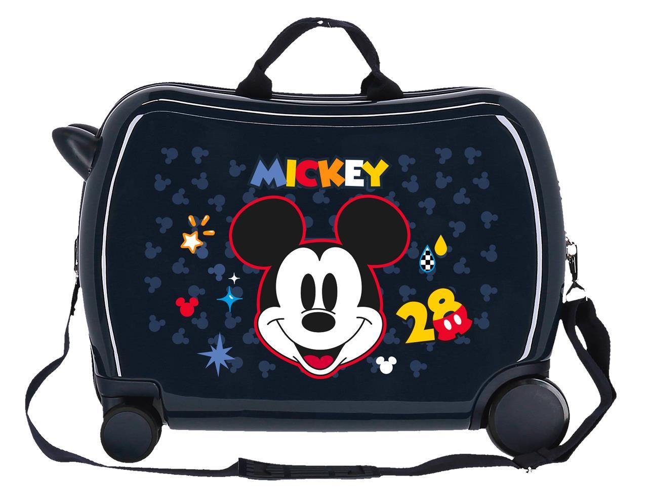 2629822 LOWER SUITCASEABS 4R.(2 MULTI.) 50CM. MICKEY GET MOVING