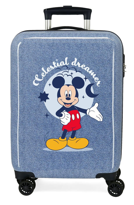 2071743 TROLLEY ABS 55CM.4R. MICKEY Celestial Dreamer DENIM