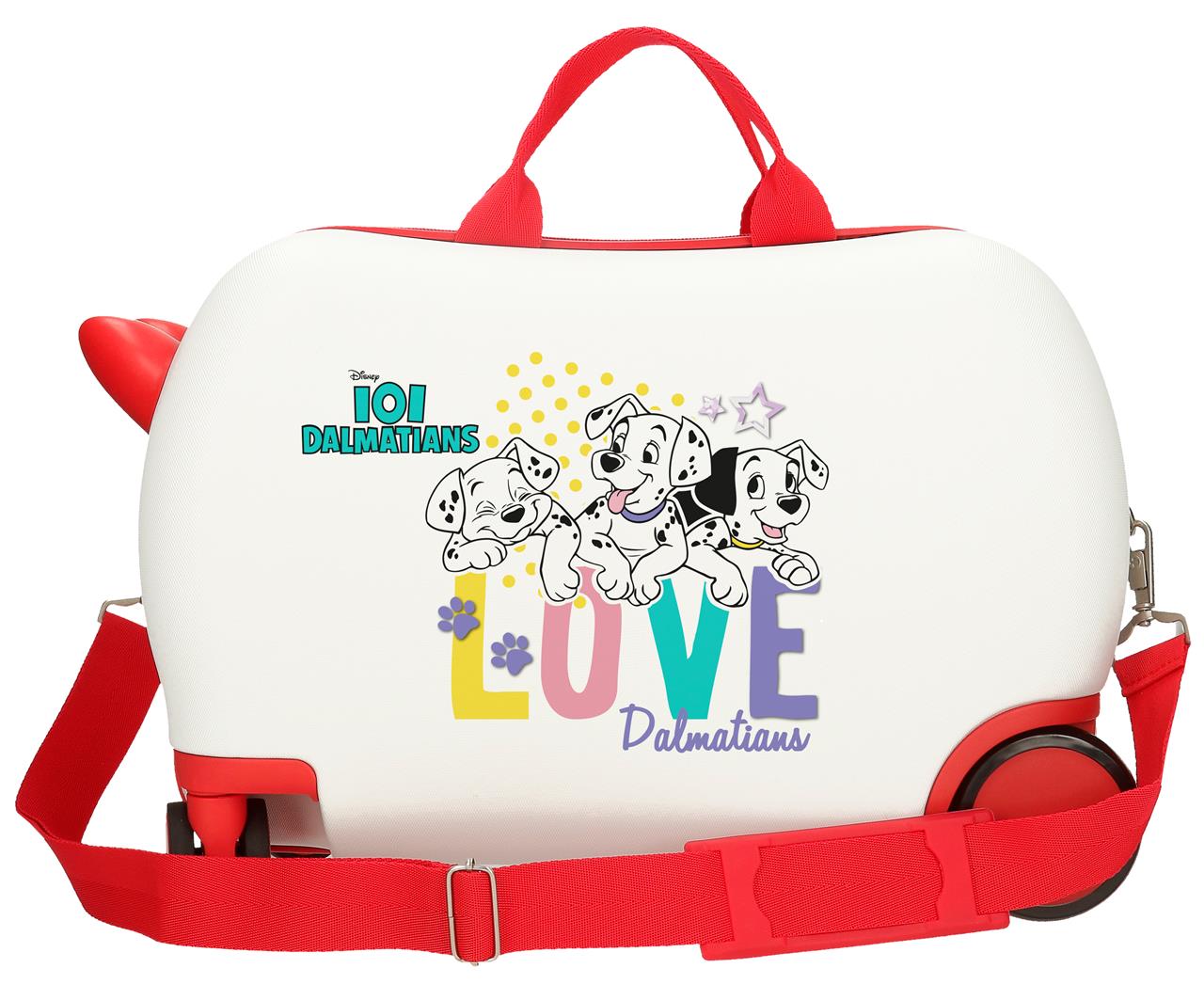 2081042 LOWER SUITCASEABS 4R.(2 MULTI.) 45CM. 101 WHITE DALMATIANS