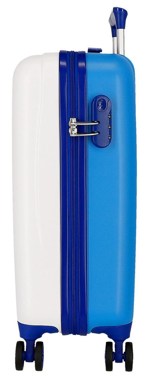 2121142 TROLLEY ABS 55CM. 4r. Spidey Together Blanco