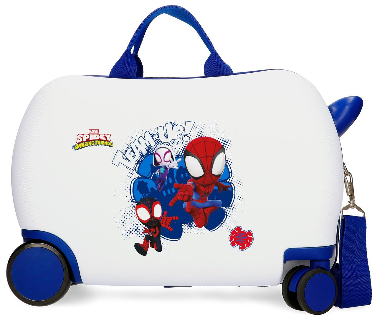 2121041 maleta INF.ABS 4R.(2 MULTI.) 45CM. SPIDEY TEAM UP Bl