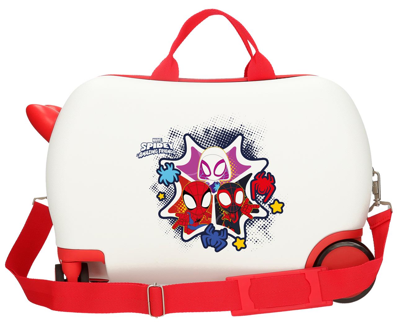 2121042 Maleta Inf.ABS 4r. (2 multi.) 45CM. Spidey insieme b