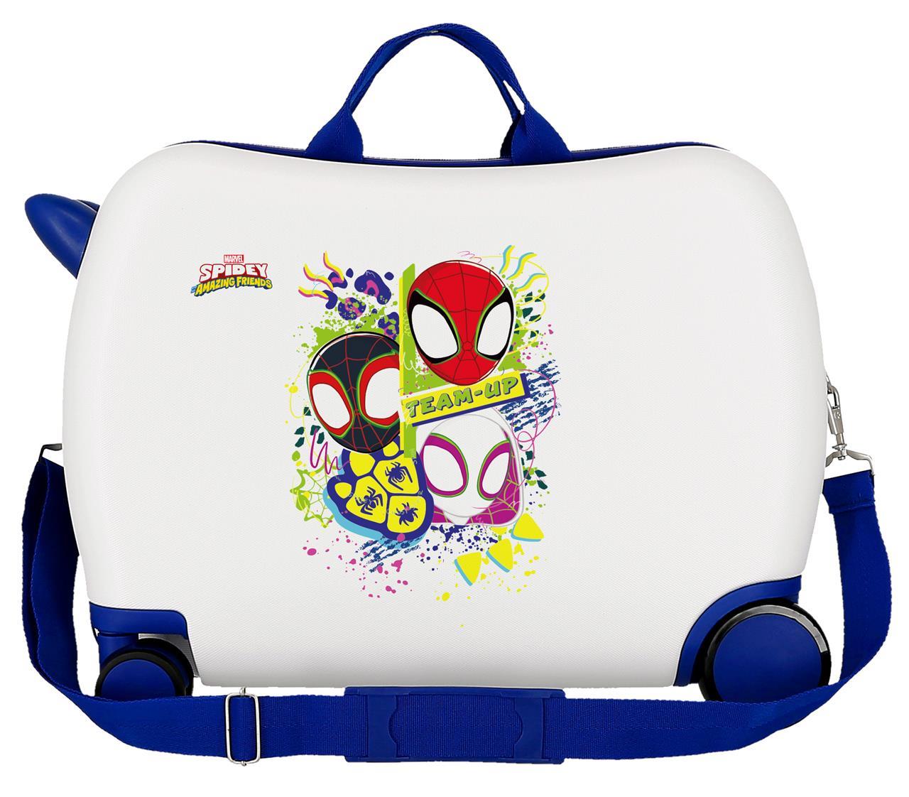 2129842 Maleta Inf.ABS 4R. (2 Multi.). Spidey Together Blanco