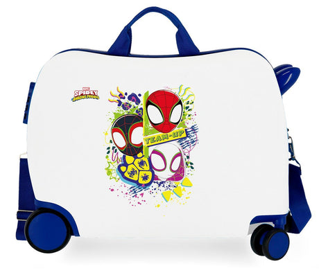 2129842 MALETA INF.ABS 4R.(2 MULTI.). SPIDEY TOGETHER BLANCO