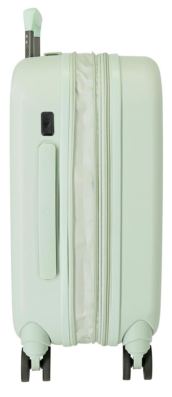 3198642 TROLLEY ABS 55CM.C/EXP. 4R.  STITCH PLAYFUL MENTA