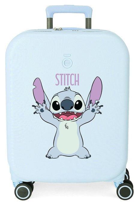 3199143 TROLLEY ABS 55CM.4R.ENSO Cuciture giocose turchese