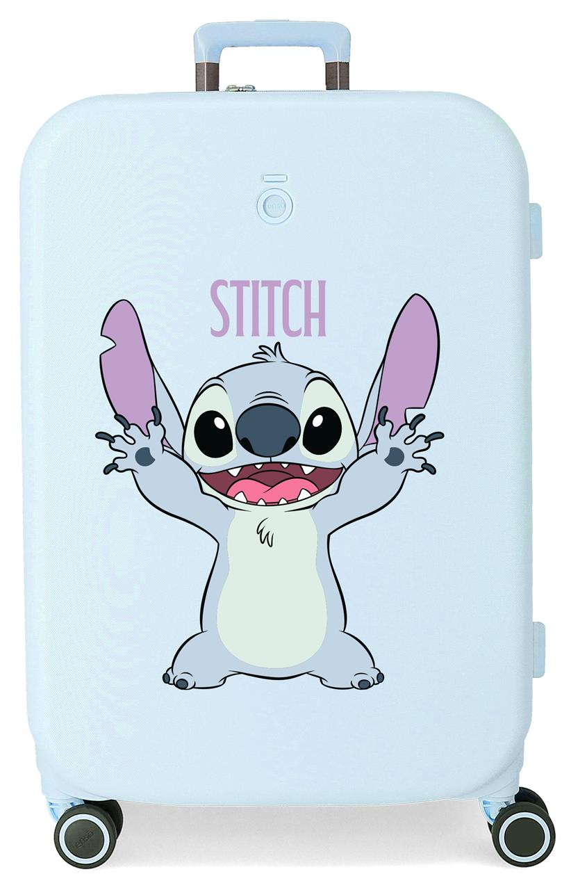 3199243 TROLLEY ABS 70cm.4r.ENSO Cuciture giocose turchese