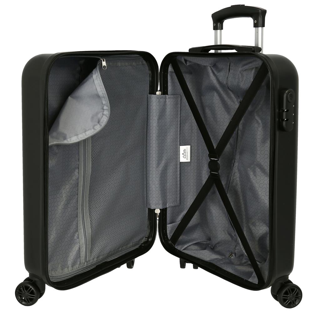 TROLLEY ABS 55CM.4R. SPIDERMAN SUPER EROI NERI C.100