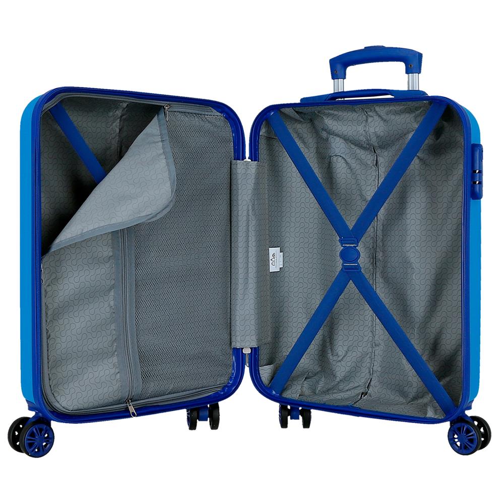 TROLLEY ABS 55CM.4R. SPIDERMAN GREAT POWER BLU C.100