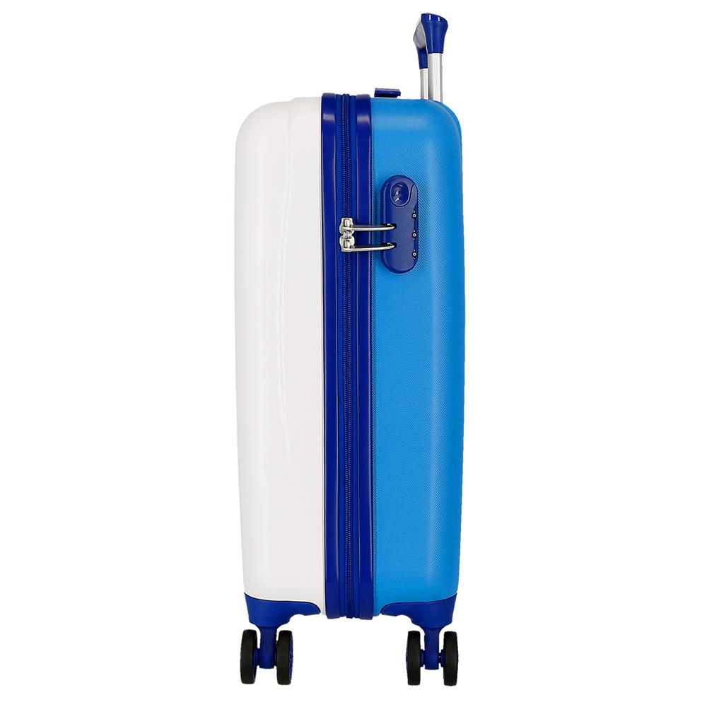 TROLLEY ABS 55CM.4R. AVENGERS BIANCO-BLU C.100