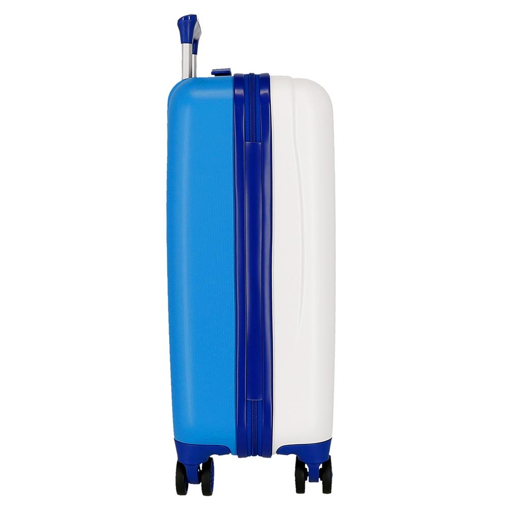 TROLLEY ABS 55CM.4R. AVENGERS BIANCO-BLU C.100