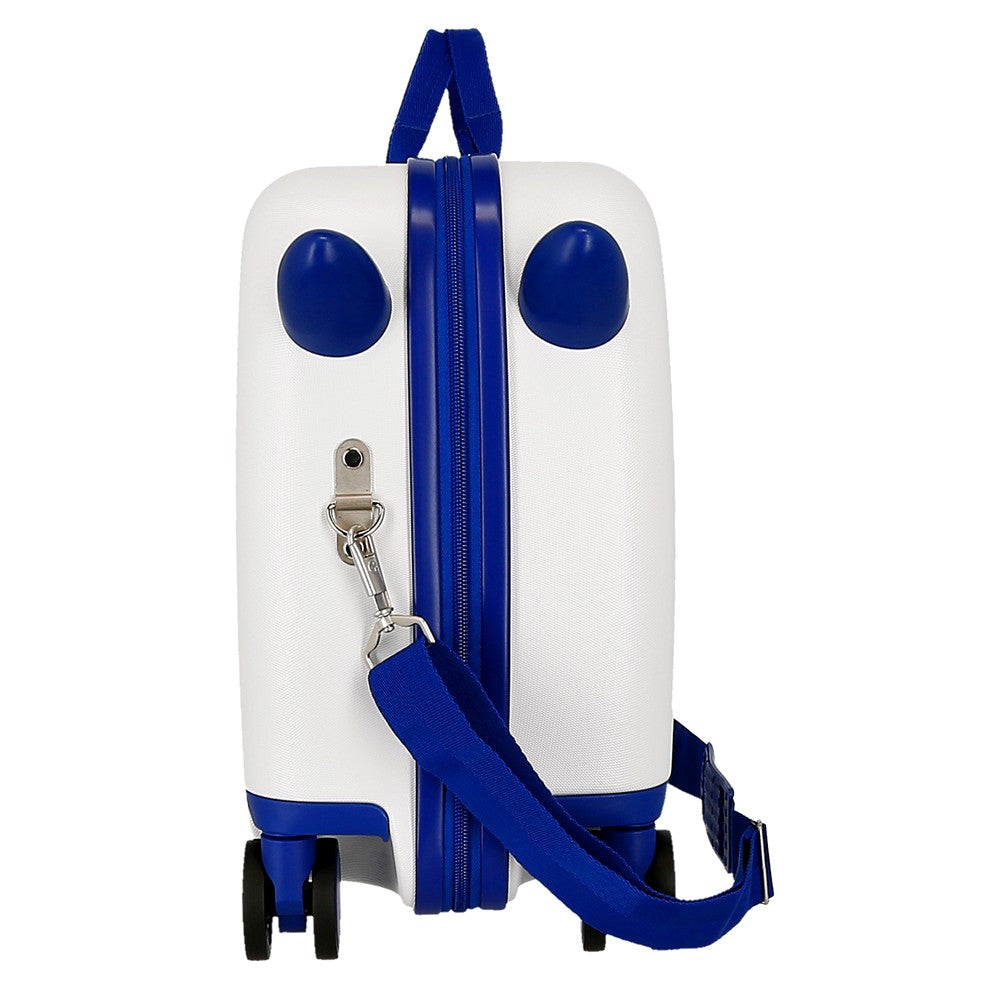 VALIGIA INFERIOREABS 4R.(2 MULTI.) 50CM. AVENGERS BIANCO-BLU C.11