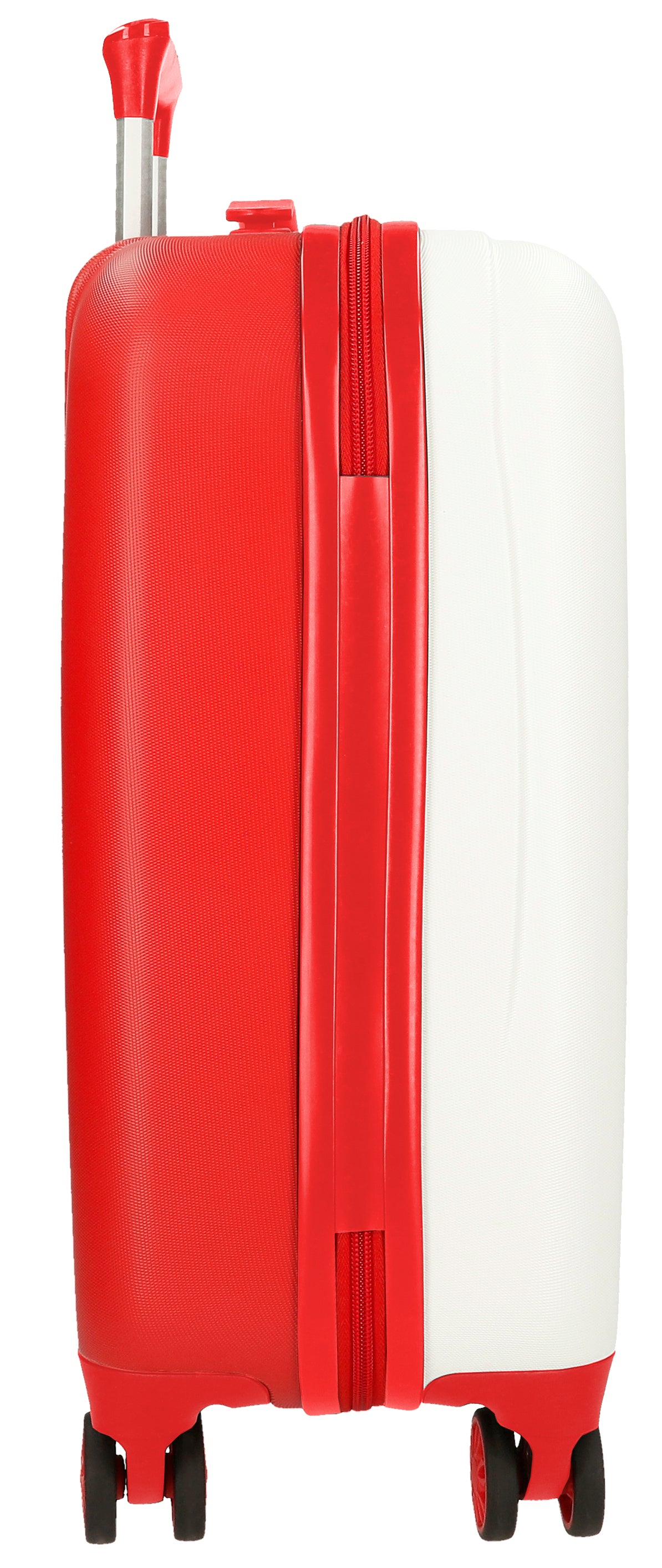 TROLLEY ABS 50CM.4R. MICKEY  MM28 RACING WEISS-ROT