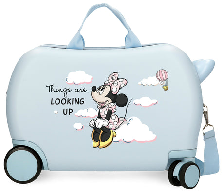 MALETA INF.ABS 4R.(2 MULTI.) 45CM. MINNIE THINGS ARE LOOKING