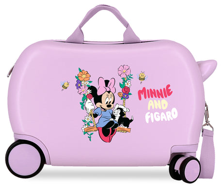 INF.ABS Kuffert 4R.(2 MULTI.) 45CM. MINNIE OG FIGARO LILAC