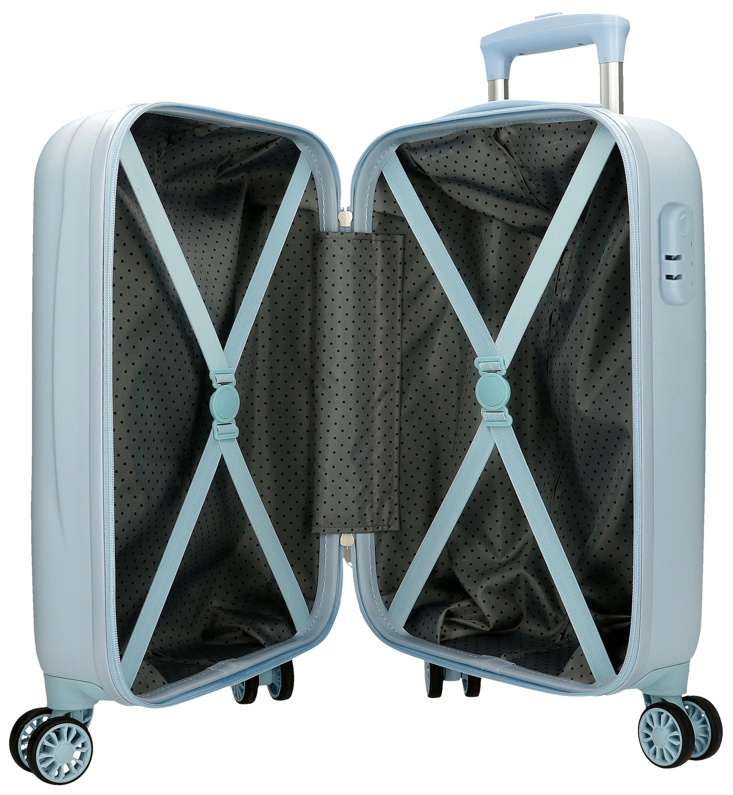 TROLLEY ABS 50CM.4R. MINNIE Es sieht hellblau aus