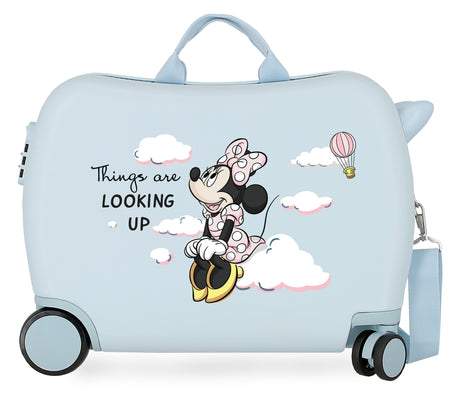 MALETA INF.ABS 4R.(2 MULTI.) 50CM. MINNIE THINGS ARE LOOKING