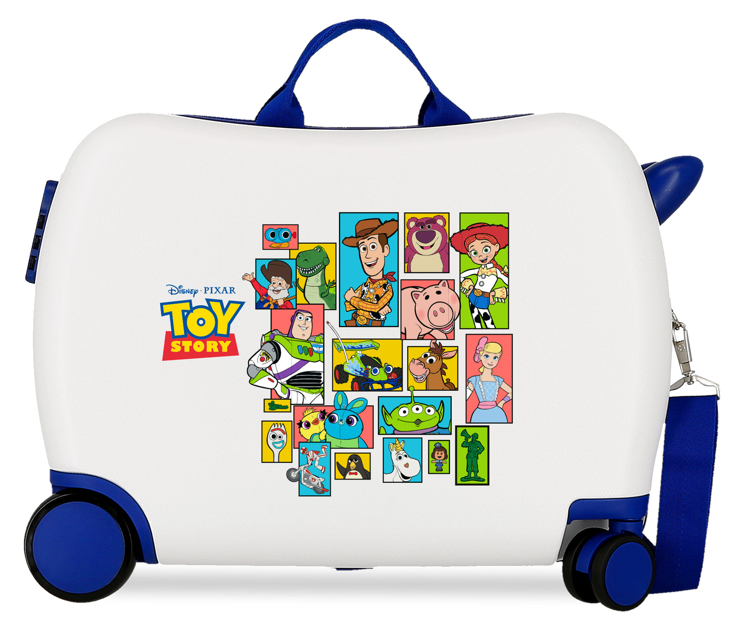 UNTERER KOFFERABS 4R.(2 MULTI.) 50CM.  WOODY UND FREUNDE WEISS