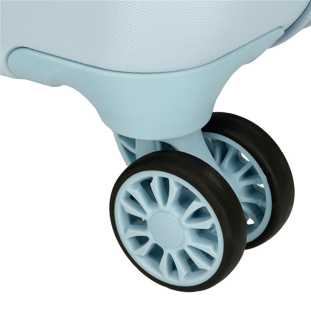 TROLLEY ABS 65CM.4R.C/EXP. FROZEN SISTER FOREVER LIGHT BLUE