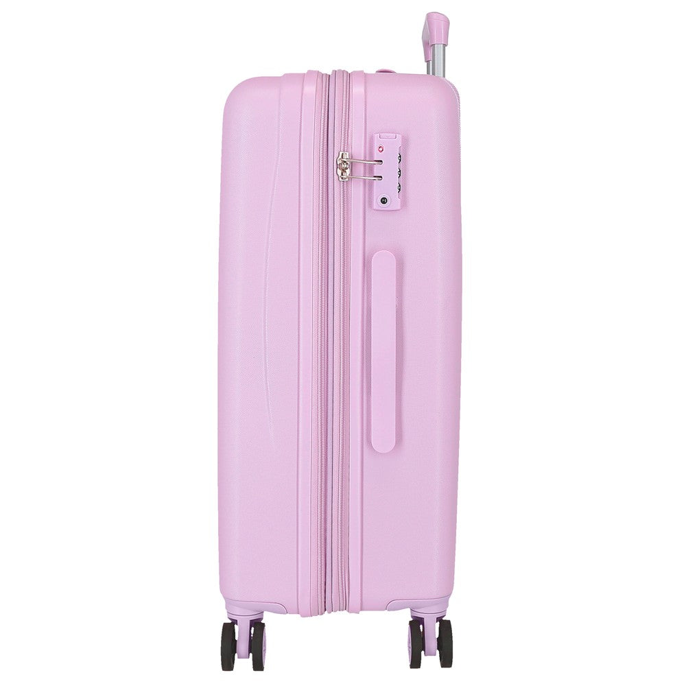 TROLLEY ABS 65CM.4R.C/EXP. FROZEN LIBÉREZ LA MAGIE EN VOUS LILAS