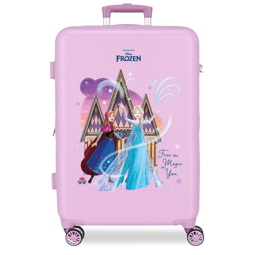 TROLLEY ABS 65CM.4R.C/EXP. FROZEN LIBÉREZ LA MAGIE EN VOUS LILAS