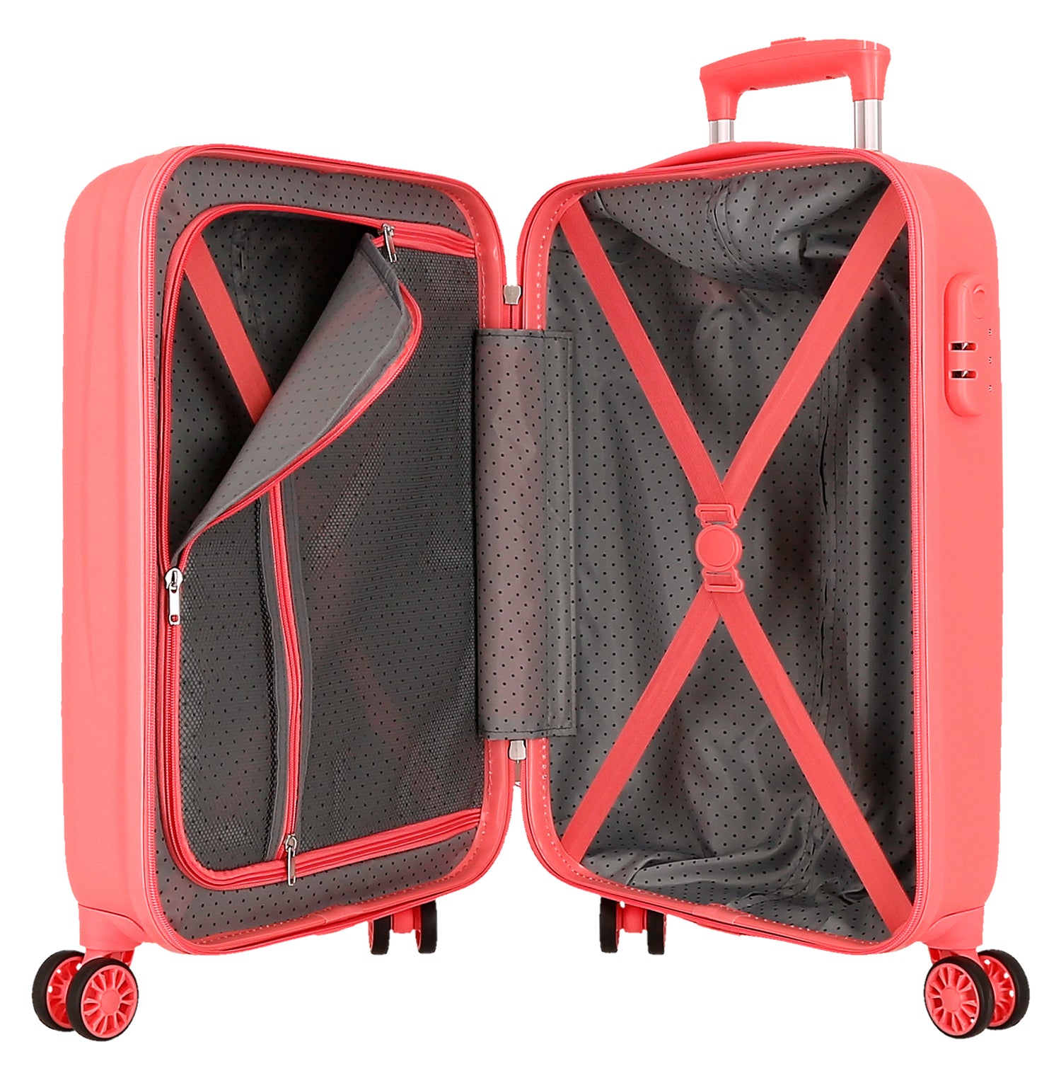 TROLLEY ABS 55CM.4R. VAIANA ISLAND PALS CORAL