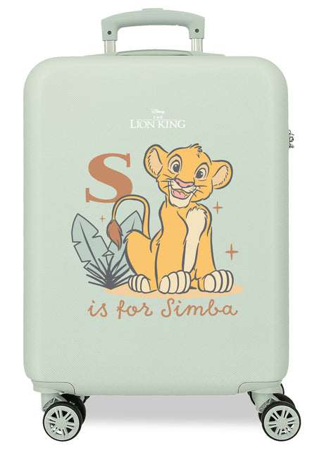 TROLLEY ABS 55CM.4R. ROI LION SIMBA MENTHE