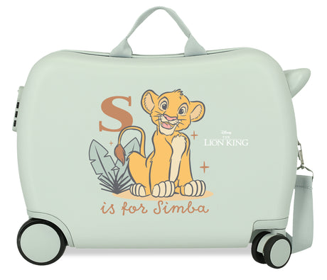 INF.ABS Kuffert 4R.(2 MULTI.) 50CM. LØVENS KONGE SIMBA MINT
