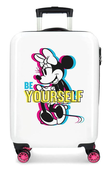 3211721 TROLLEY ABS 55CM. 4R. BE YOURSELF MINNIE