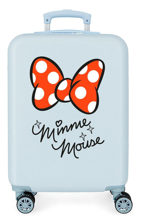 3391722 TROLLEY ABS 55CM. 4R. MINNIE GOOD VIBES ONLY