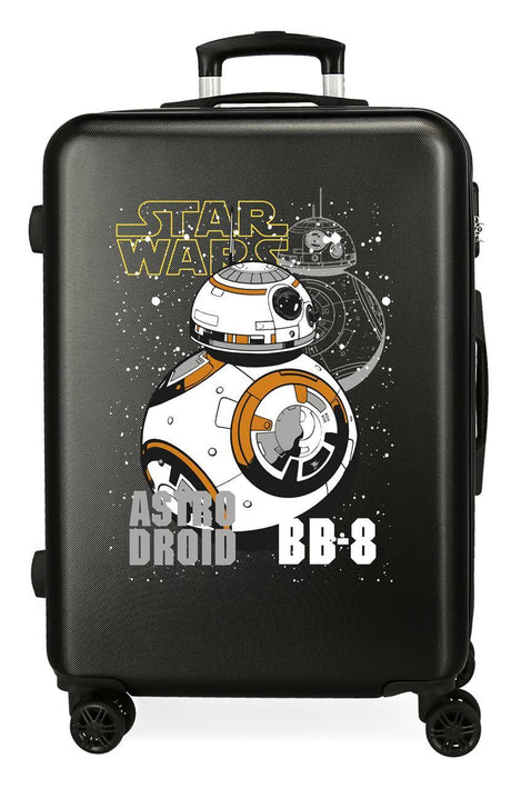 3461821 TROLLEY ABS 65CM. 4R. STAR WARS DROIDS BB8 SCHWARZ