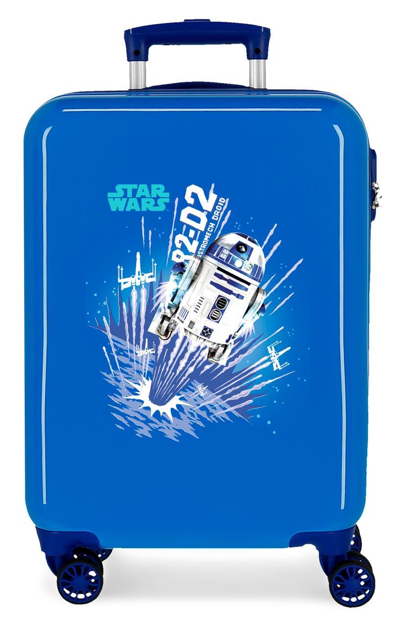 3461724 TROLLEY ABS 55CM.STAR WARS DROIDS R2-D2 AZUL
