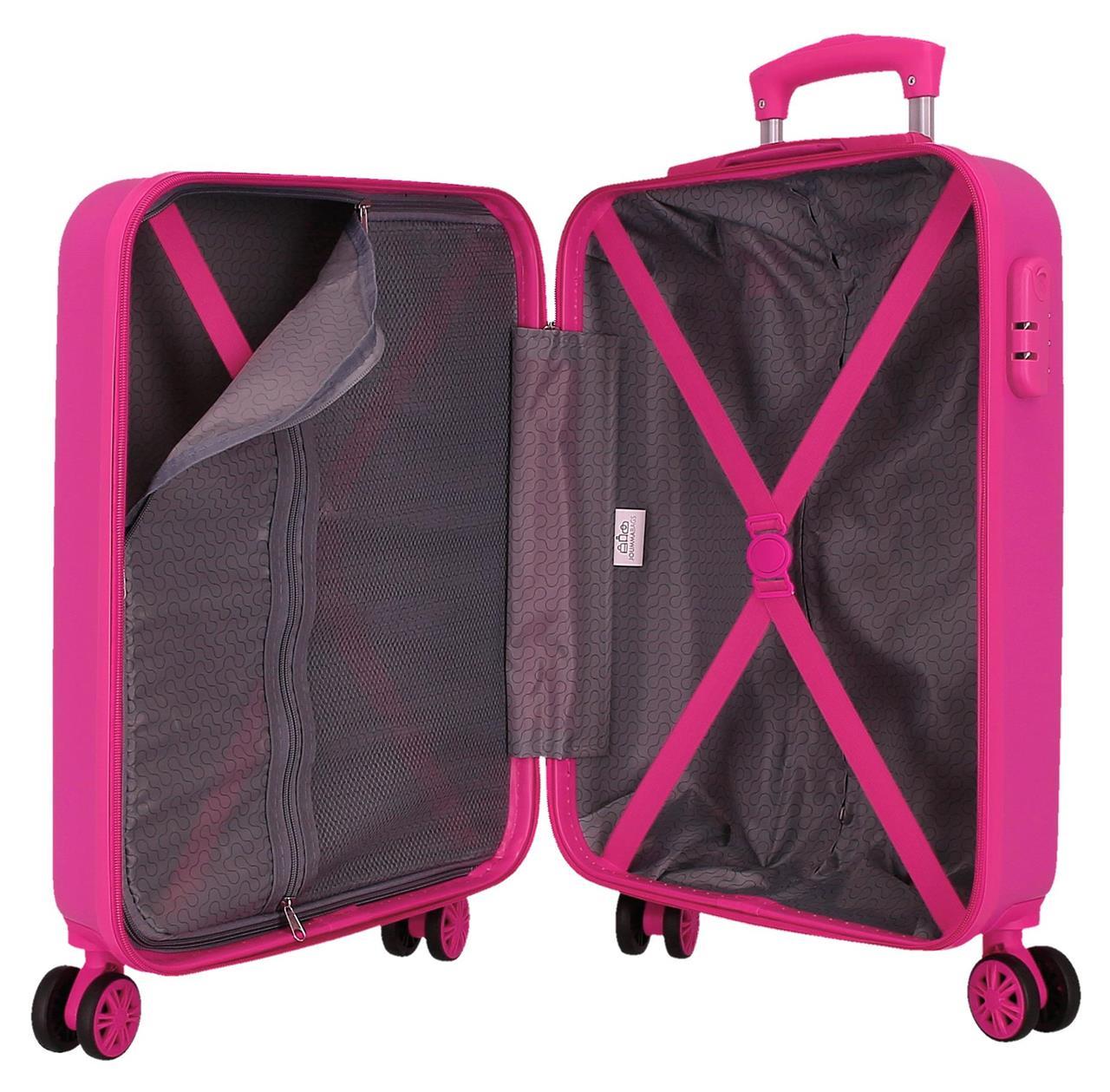 3581123 TROLLEY ABS 55CM. 4R. MINNIE LINE FUCSIA