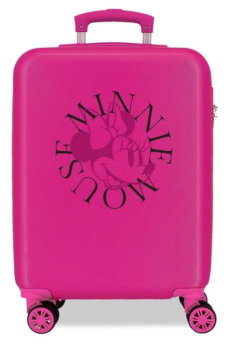 3581123 TROLLEY ABS 55CM. 4R. MINNIE LINE FUCSIA