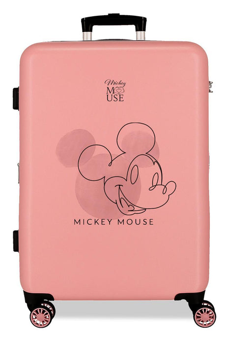 3471821 TROLLEY ABS 68CM.4R. MICKEY OUTLINE