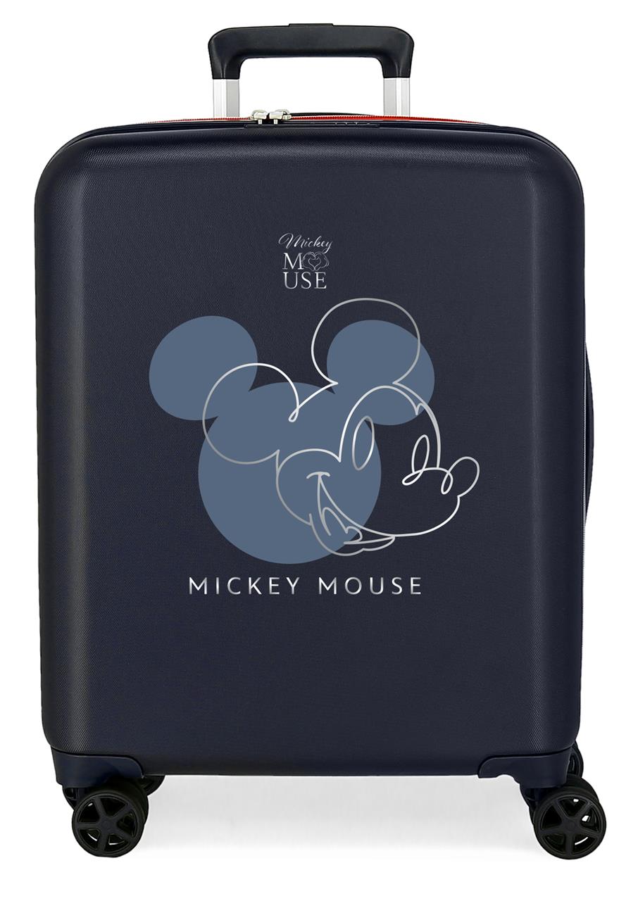3479324 TROLLEY ABS 55CM. 4R. MICKEY OUTLINE NAVY
