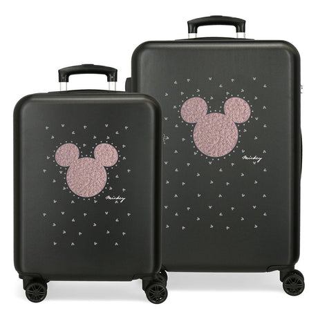 3821421 sæt/2 vogn ABS 55-65 cm.4r.mickey Stud sort